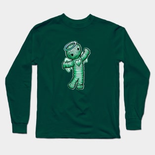 green yarn doll angel Long Sleeve T-Shirt